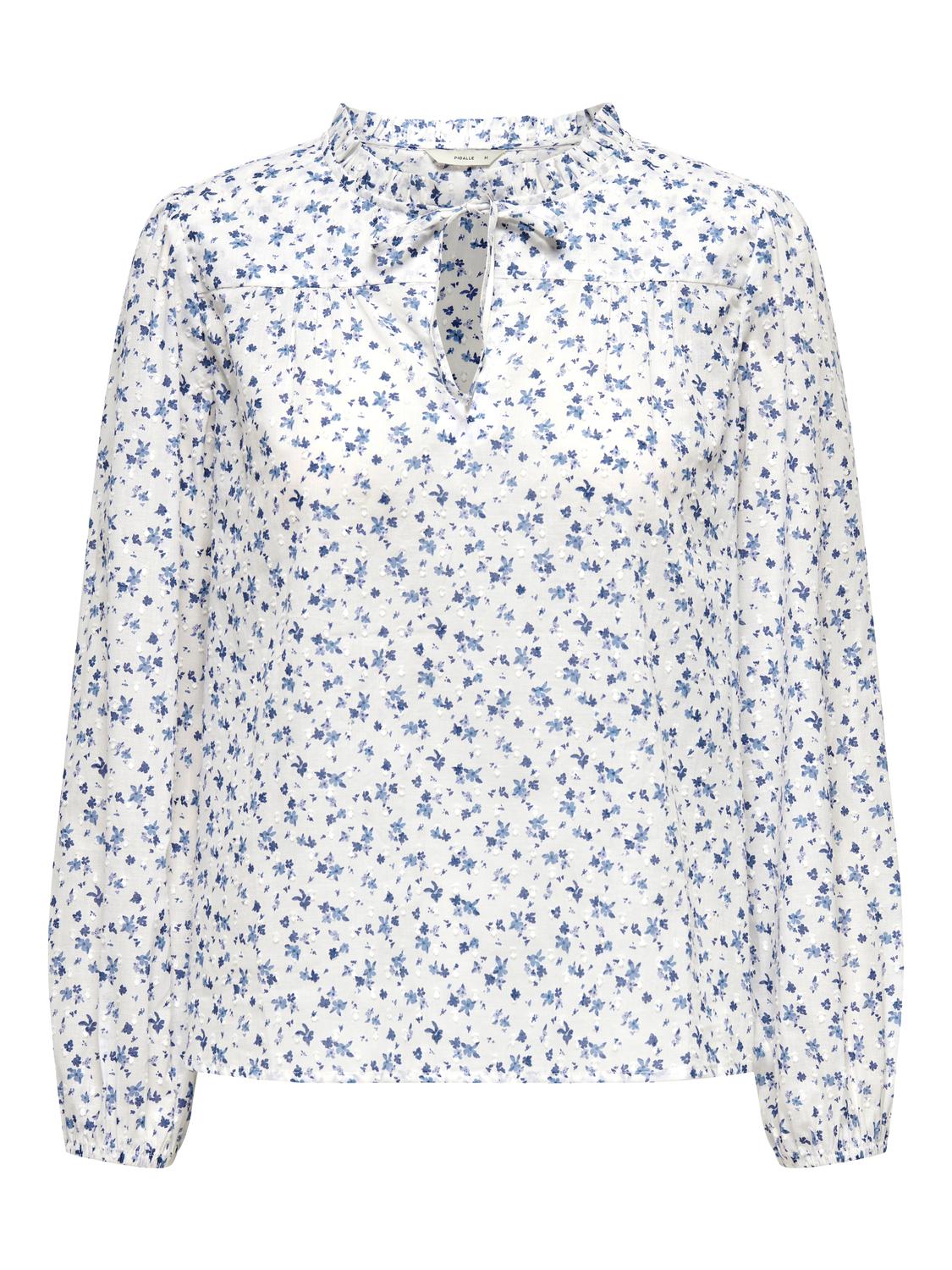 ONLROANNE L/S TOP WVN NOOS