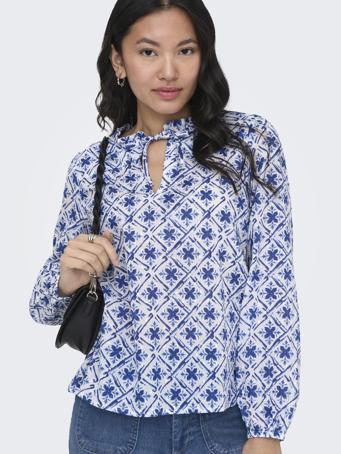 ONLROANNE L/S TOP WVN NOOS - 4