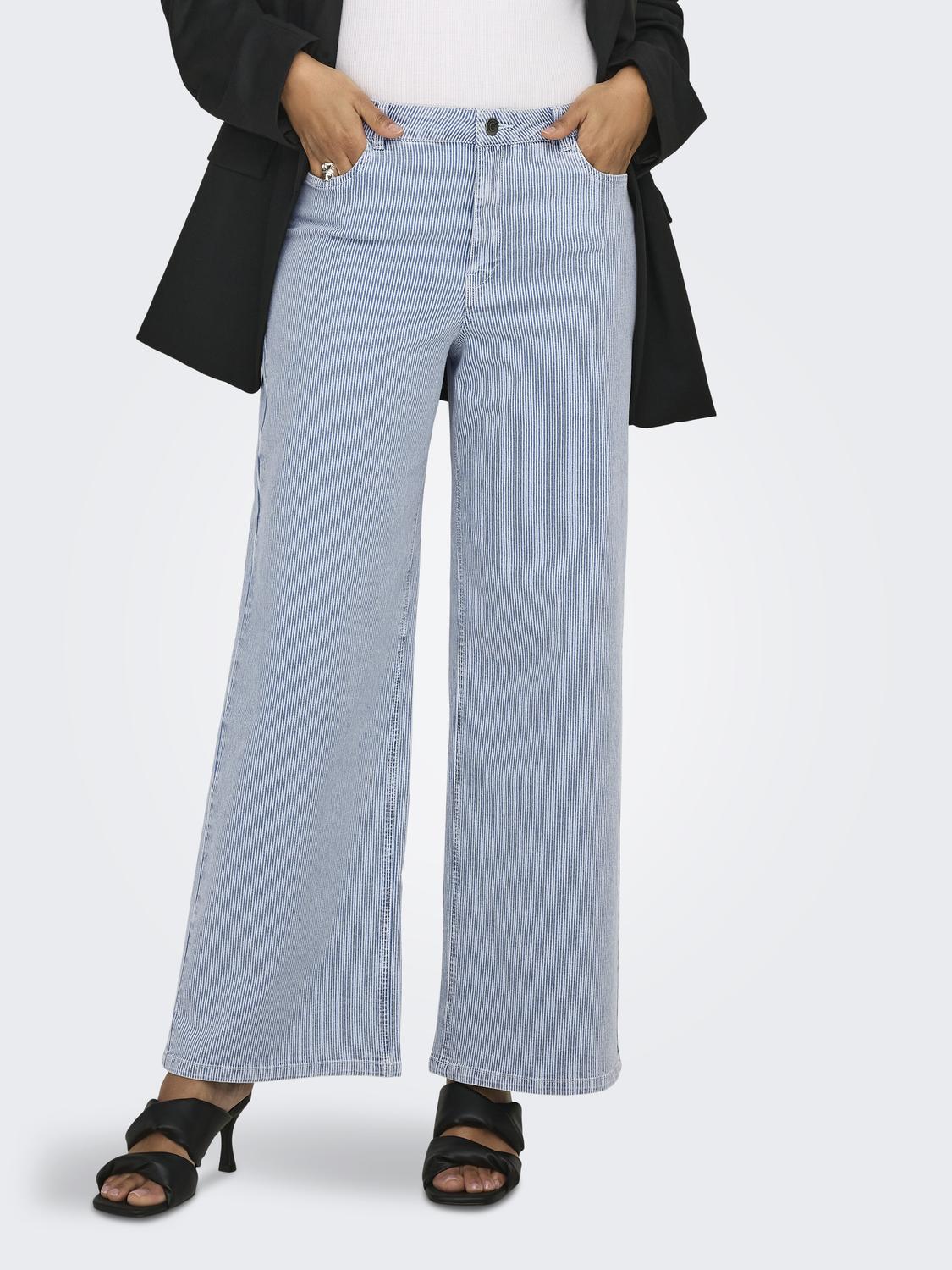 ONLRINE MW WIDE STRIPE PANT PNT NOOS