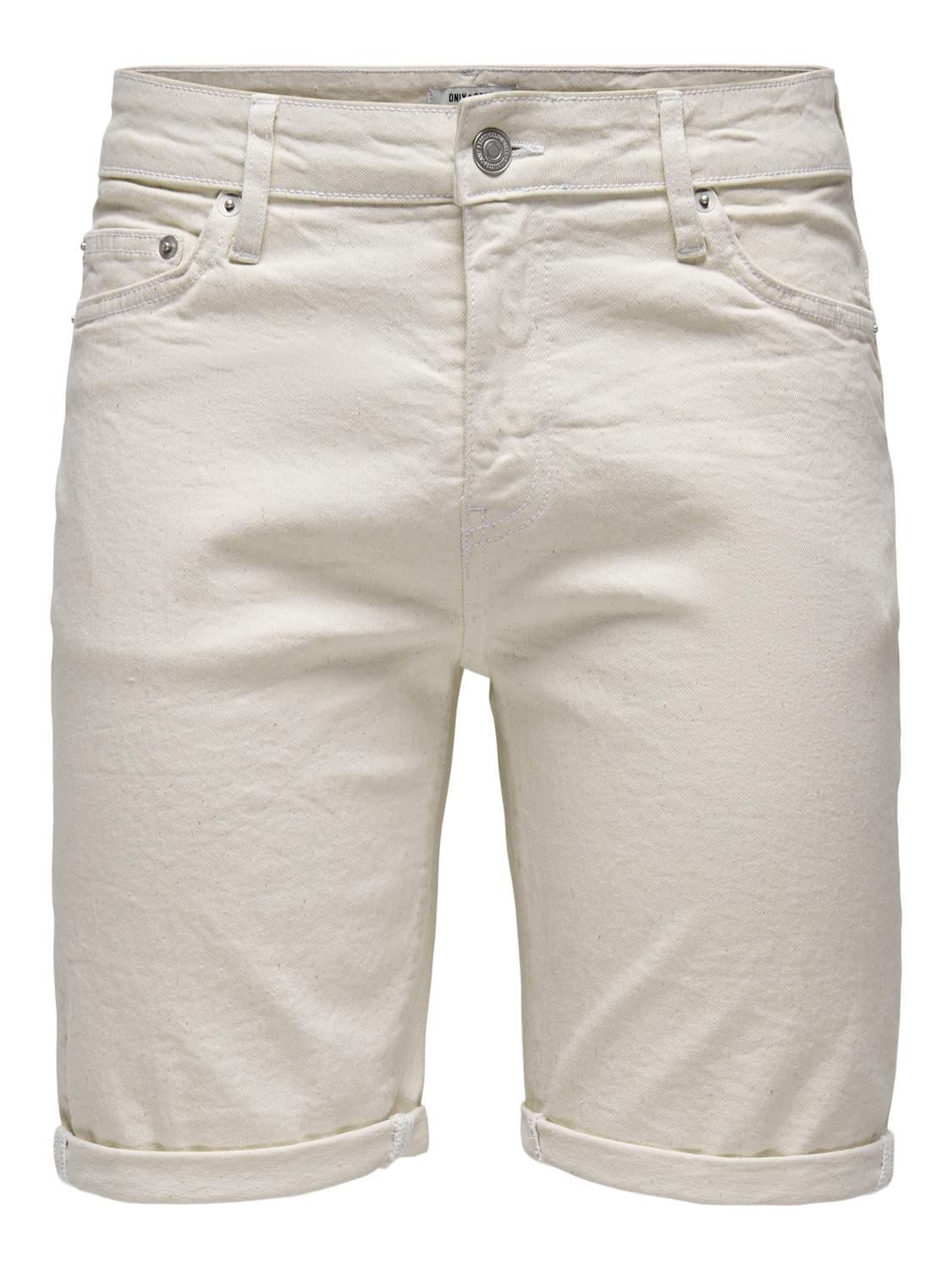 ONSPLY ECRU 9470 PIM DNM SHORTS NOOS