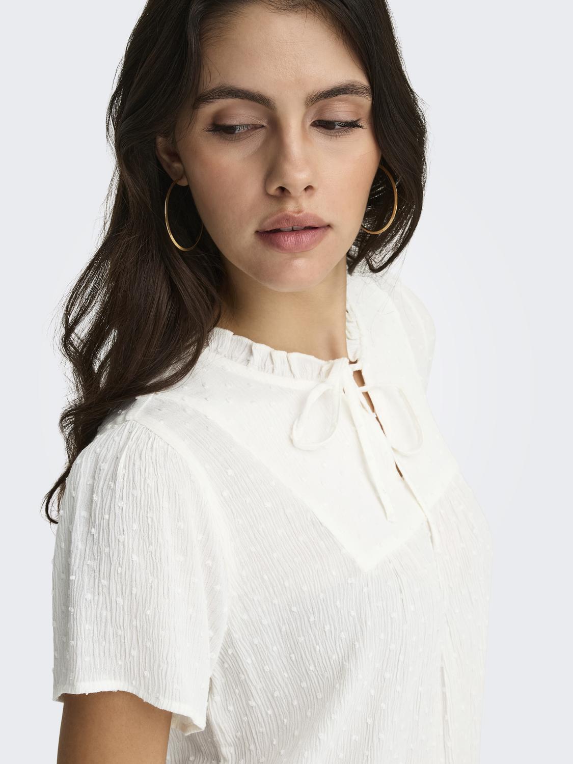 JDYLIMA LIFE S/S TOP WVN NOOS