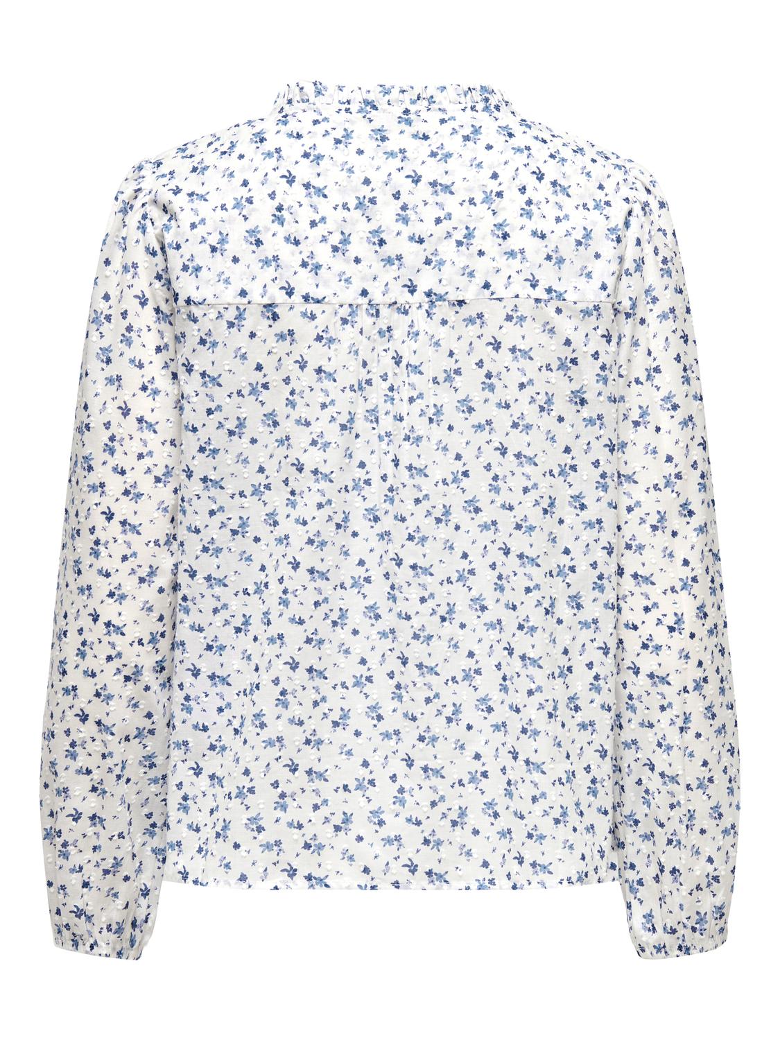 ONLROANNE L/S TOP WVN NOOS
