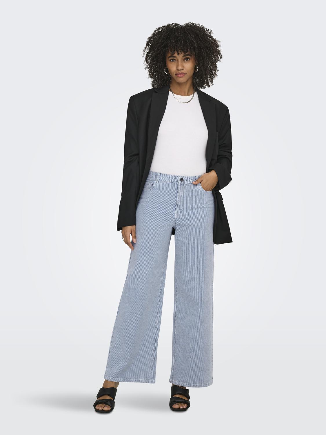 ONLRINE MW WIDE STRIPE PANT PNT NOOS