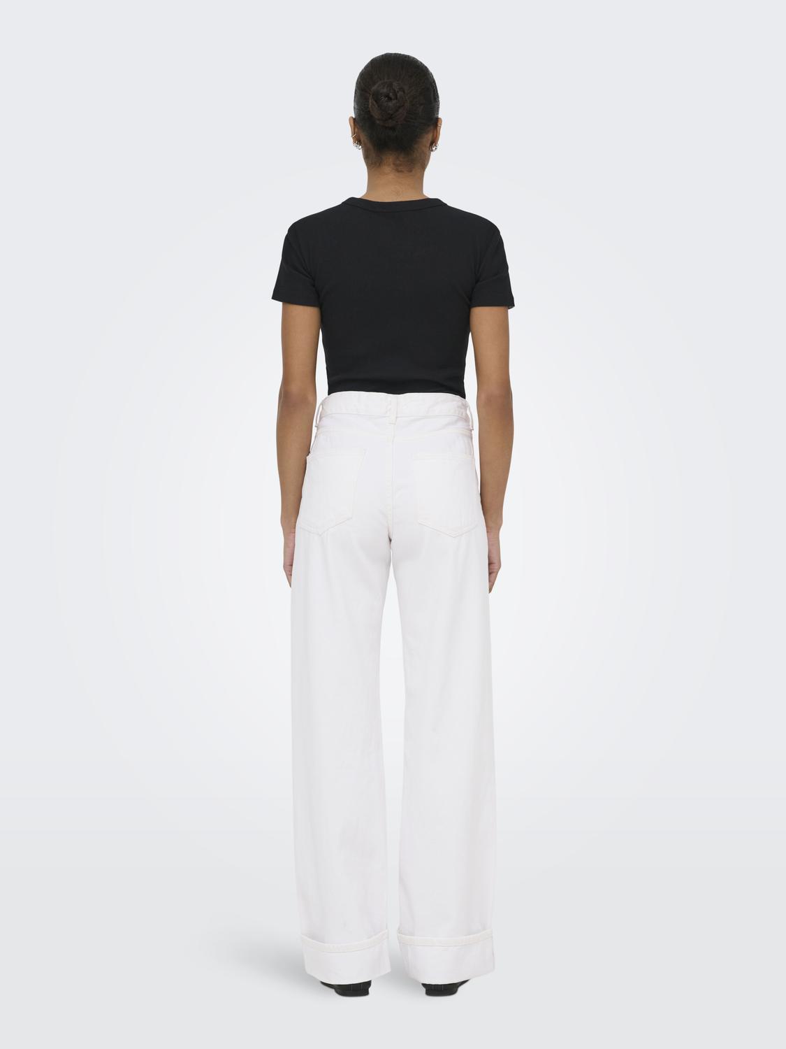 ONLELLA MW WIDE FOLD UP DNM WHITE TAI - 2