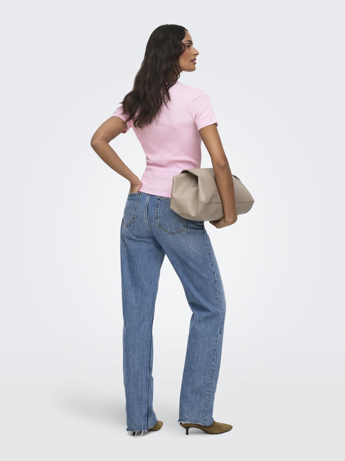 JDYLUCKY S/S O NECK TOP JRS NOOS