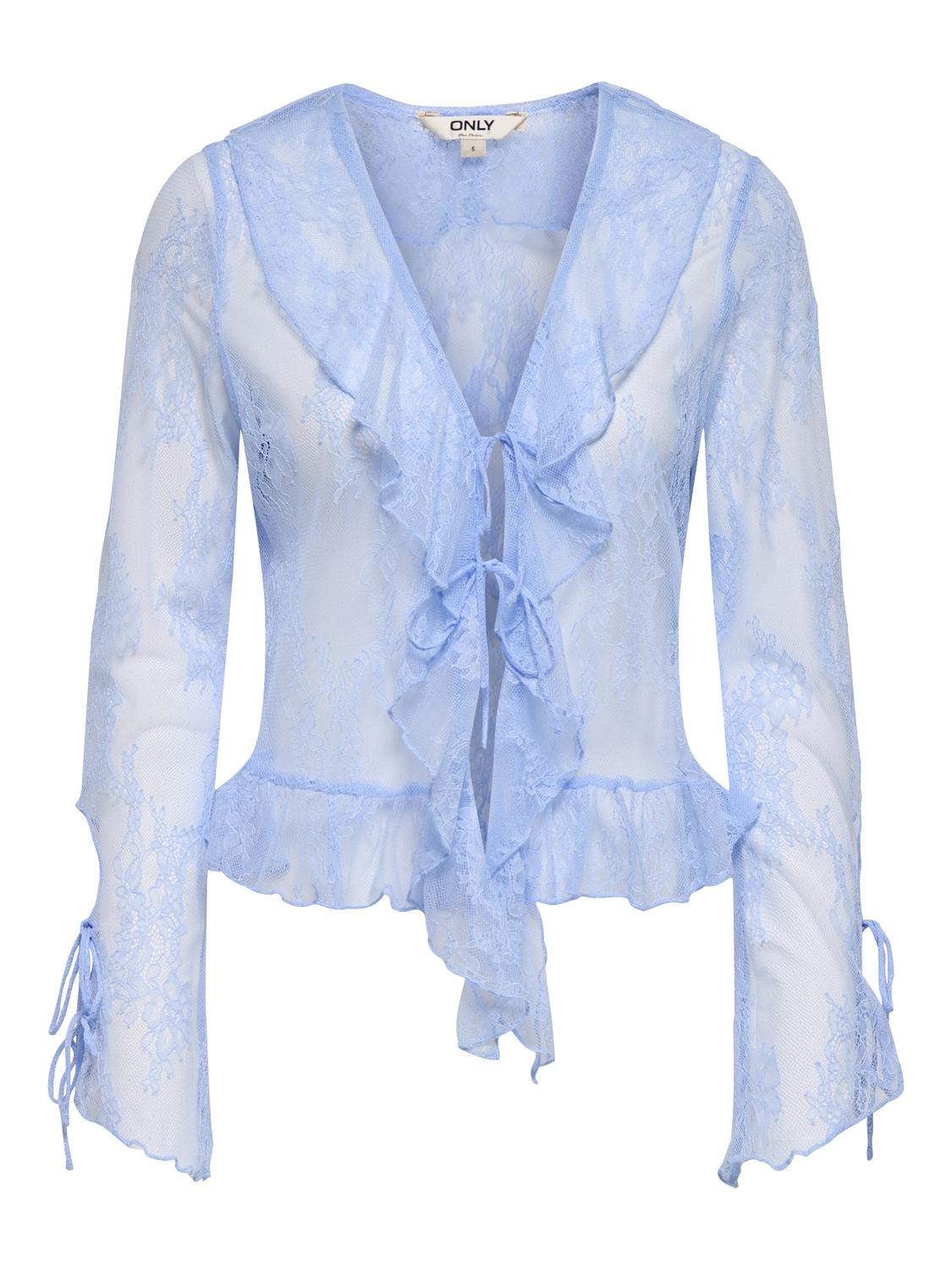 ONLCALIBEA L/S RUFFLE TOP WVN EX - 3