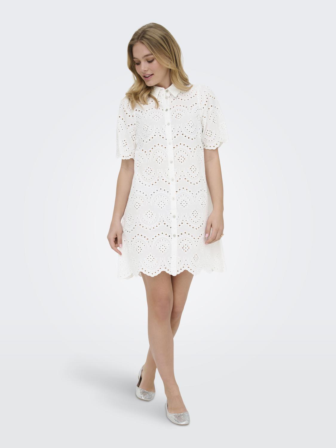ONLVALAIS Elegant kjole med vevde detaljer for vår/sommer - 6