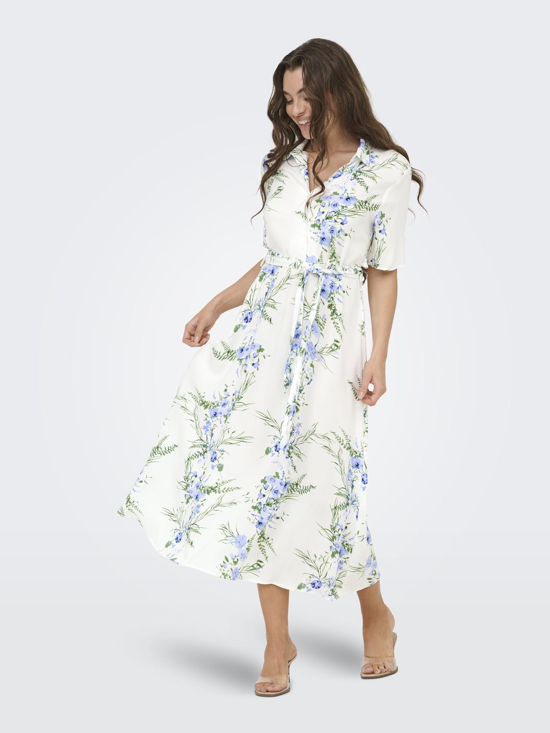 JDYSTARSEZEN LIFE 2/4 MIDIDRESS WVN NOOS