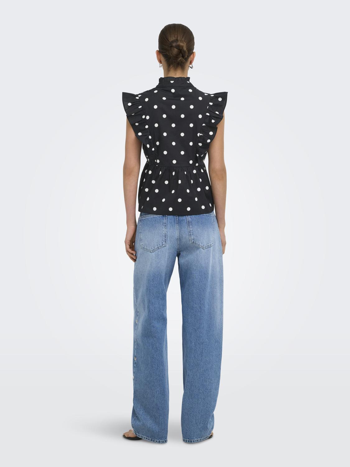 ONLKAI S/L PEPLUM FRILL WVN - 2