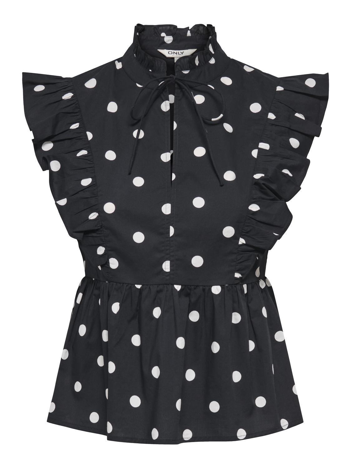 ONLKAI S/L PEPLUM FRILL WVN - 3