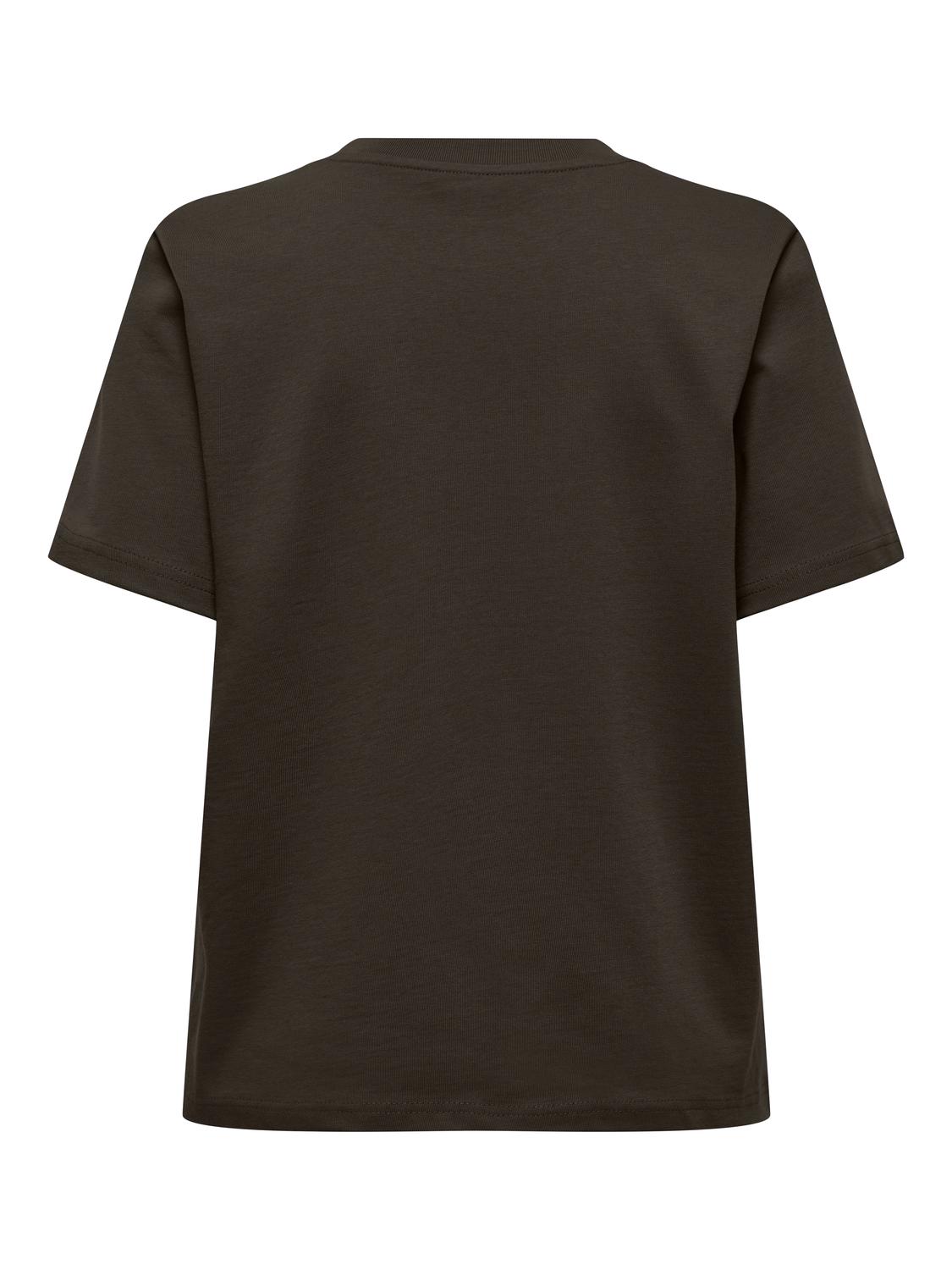 ONLMONJA Basic Regular Fit T-shirt med O-hals design