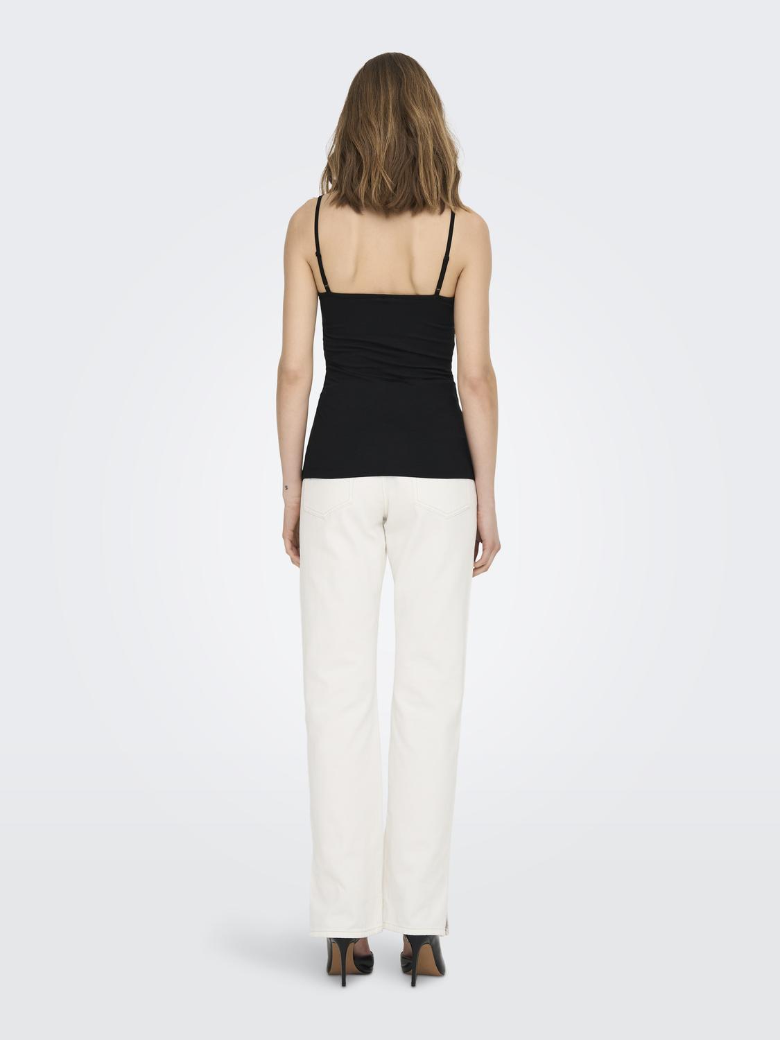 JDYAVA Regular Fit Tank Top med knaplukning - 2