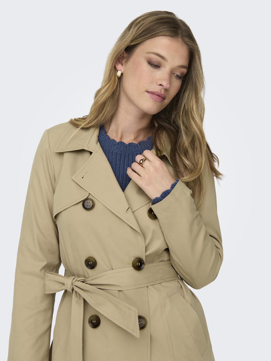 ONLVALERIE Dobbeltradet trenchcoat