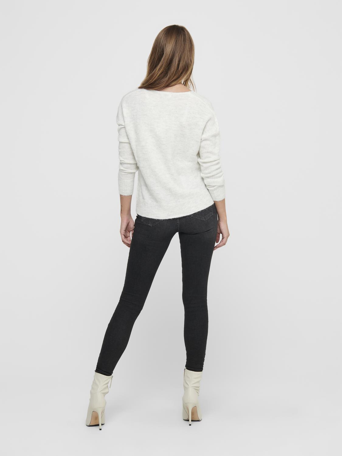 JDYELANORA L/S V-NECK PULLO. KNT NOOS - 2