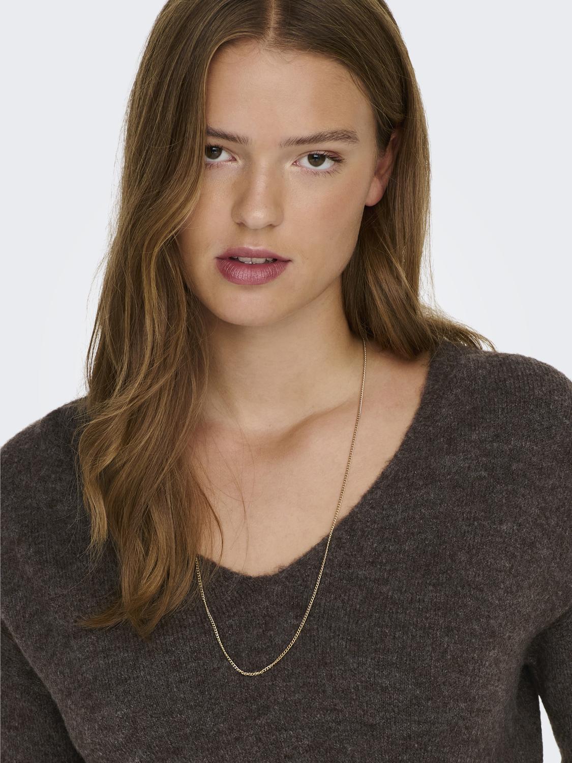 JDYELANORA L/S V-NECK PULLO. KNT NOOS - 5
