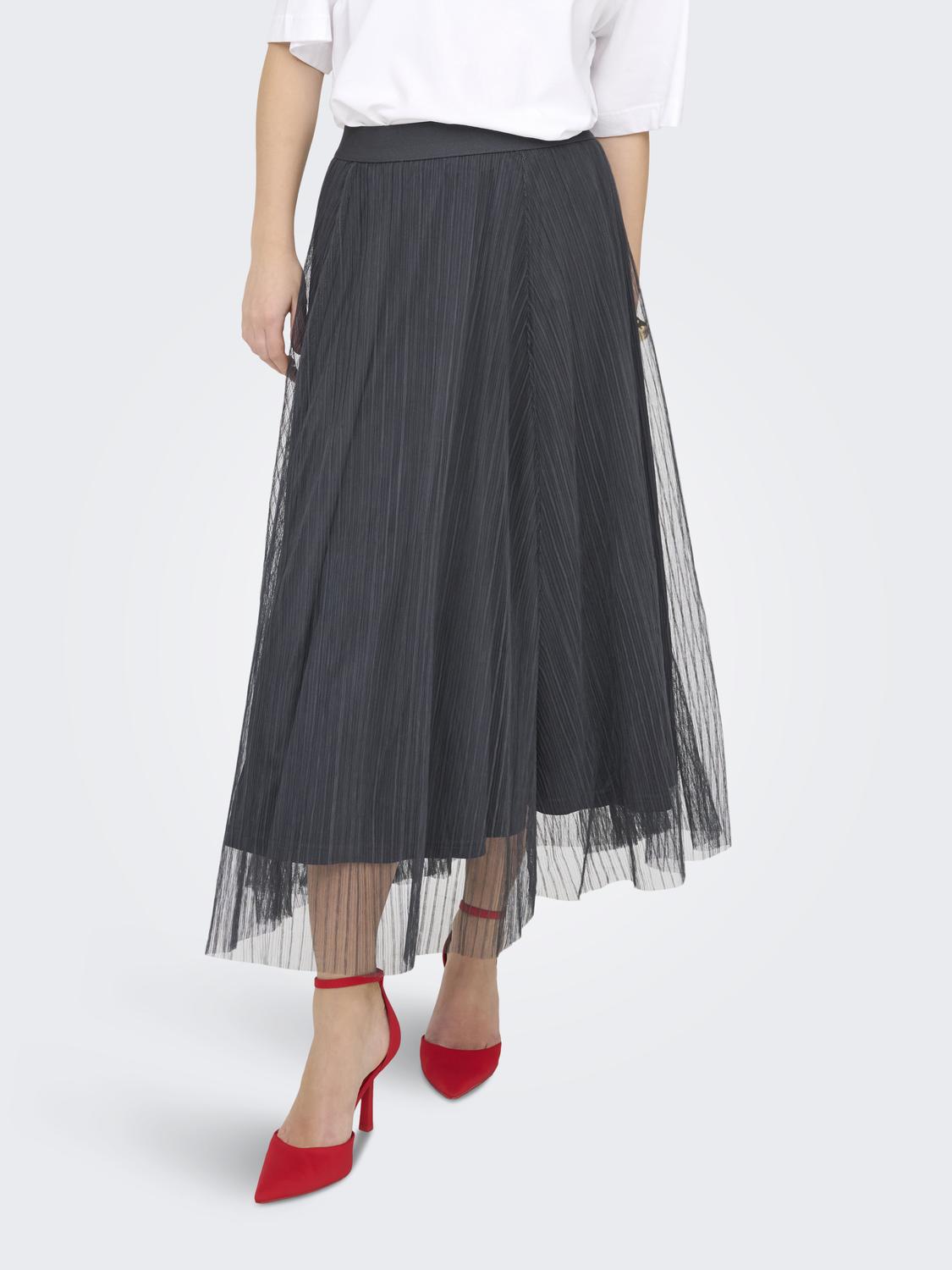 ONLLAVINA Plisseerock aus Chiffon