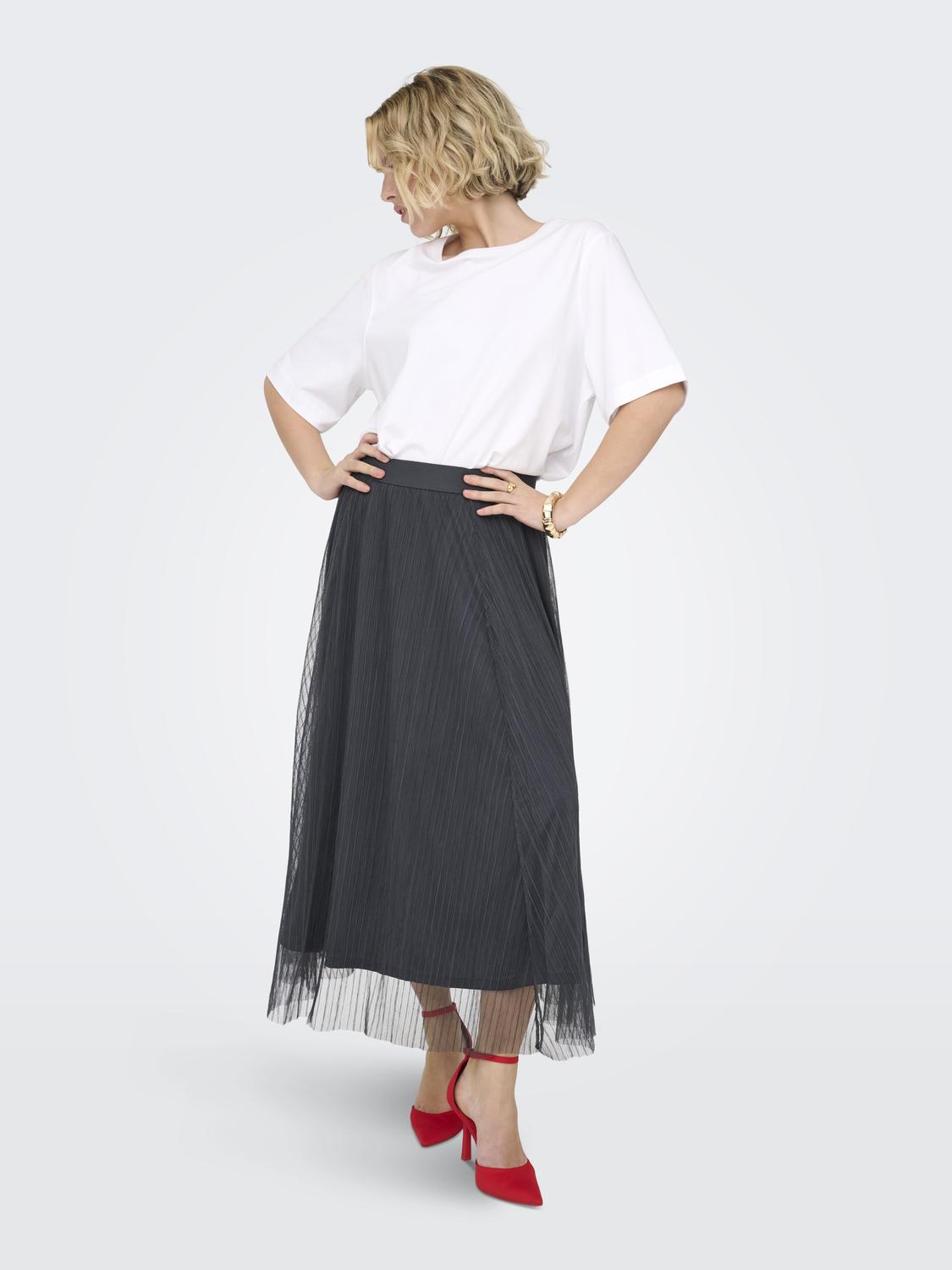 ONLLAVINA Plisseerock aus Chiffon - 4