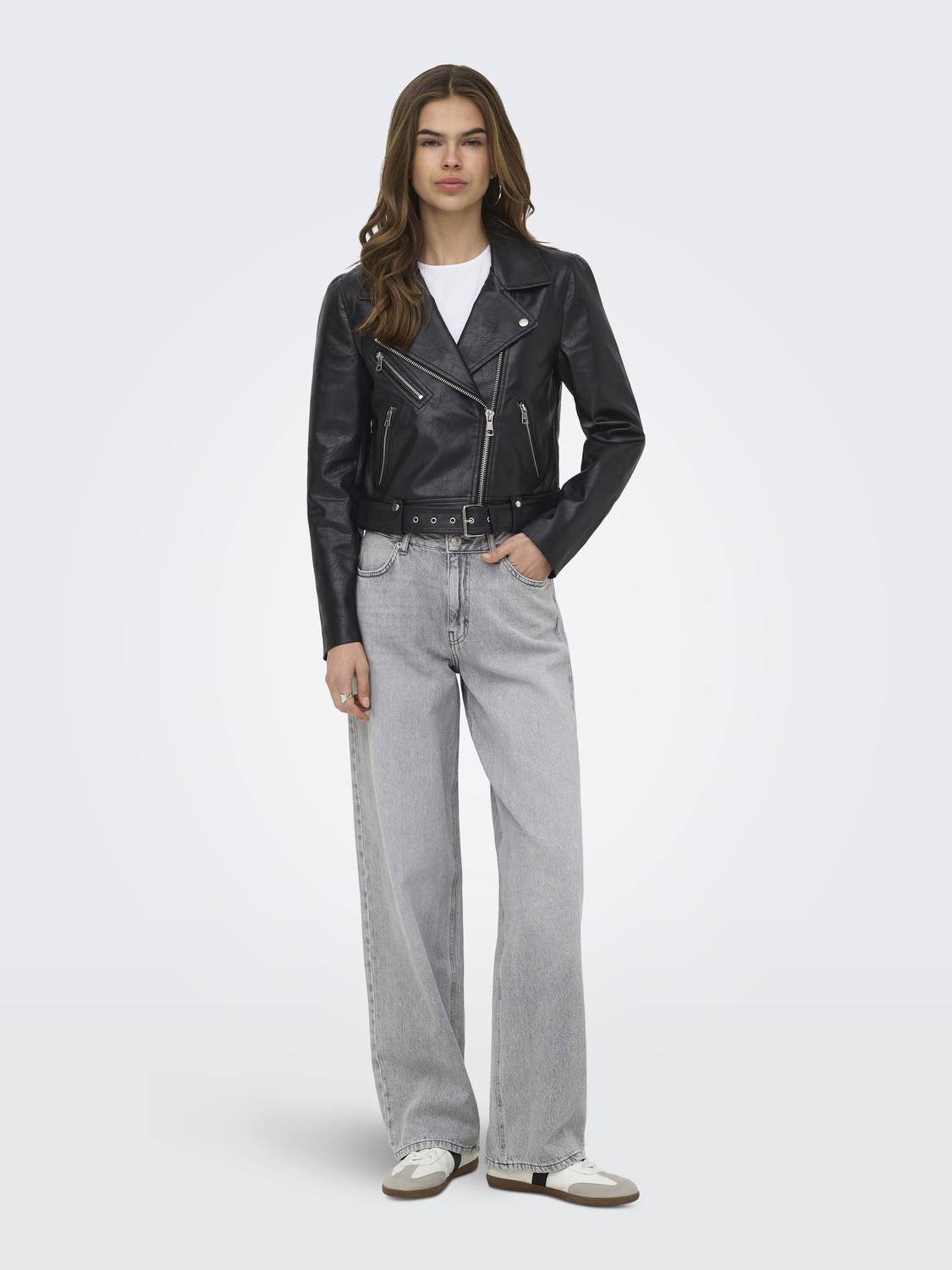 ONLVERA FAUX LEATHER BIKER NOOS OTW - 7