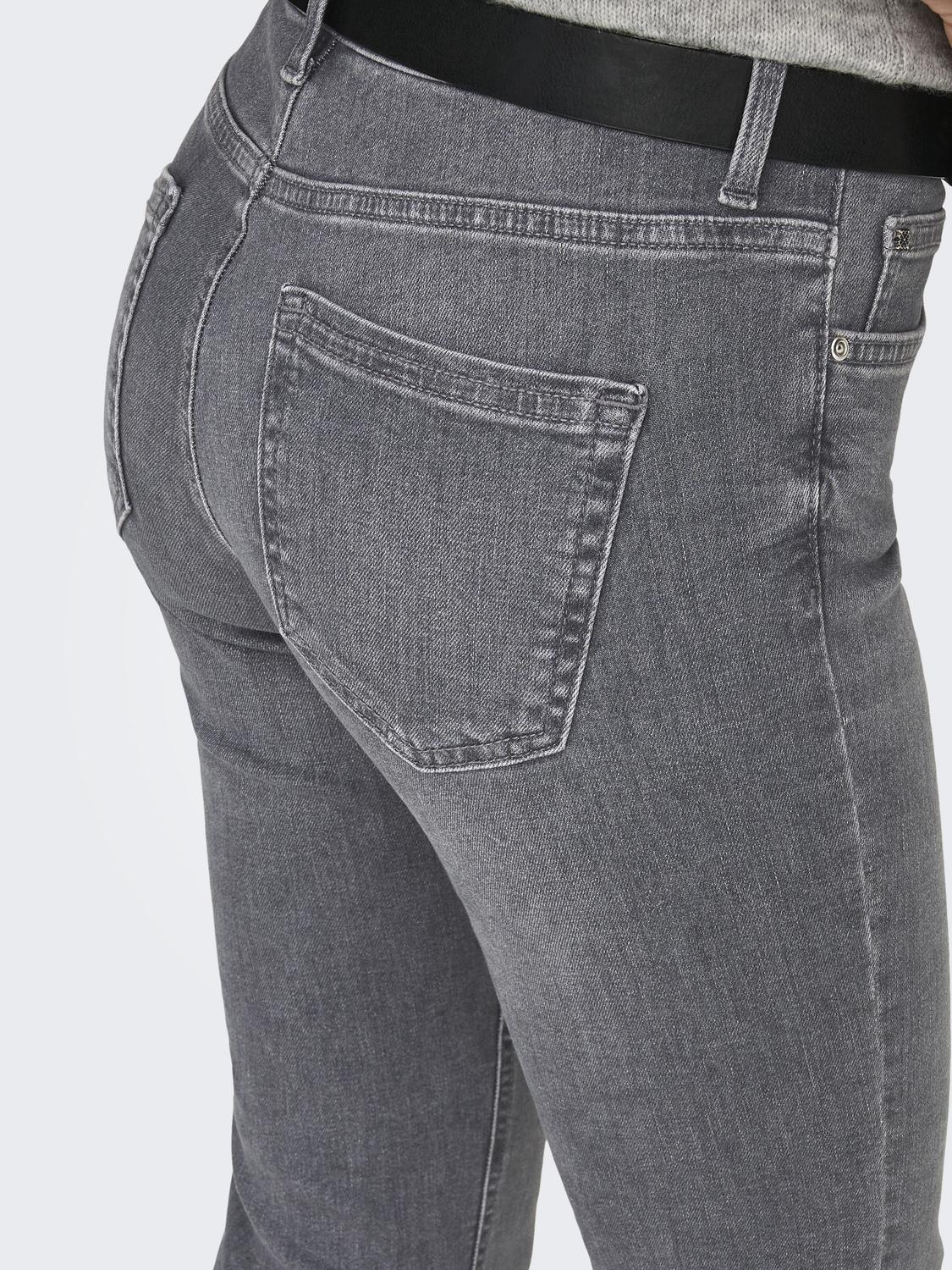 ONLBLUSH High Waist Jeans med Flared Fit og Zip Fly Festing - 5
