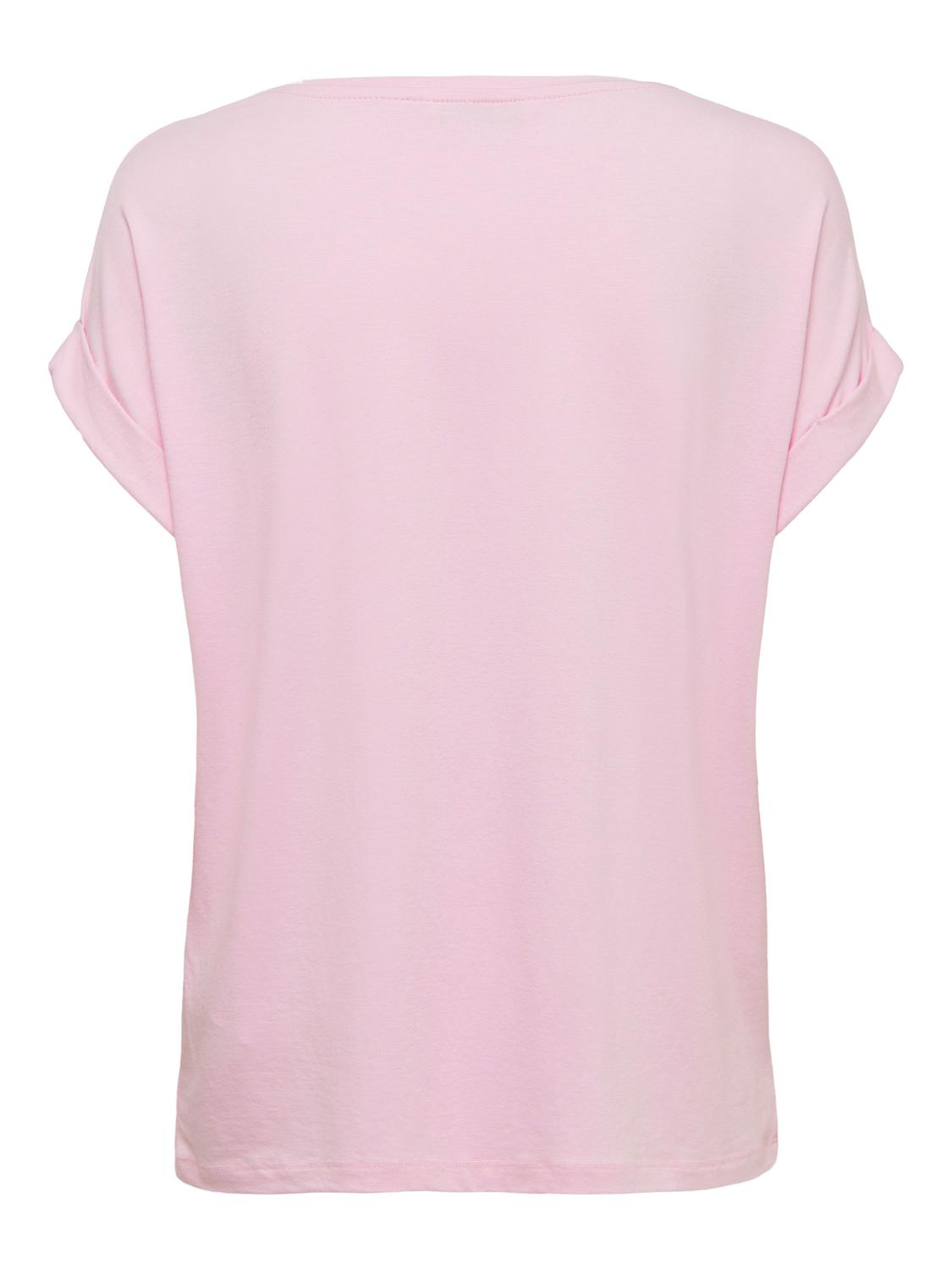 ONLMOSTER Regular Fit O-Neck Top med korte ermer - 6