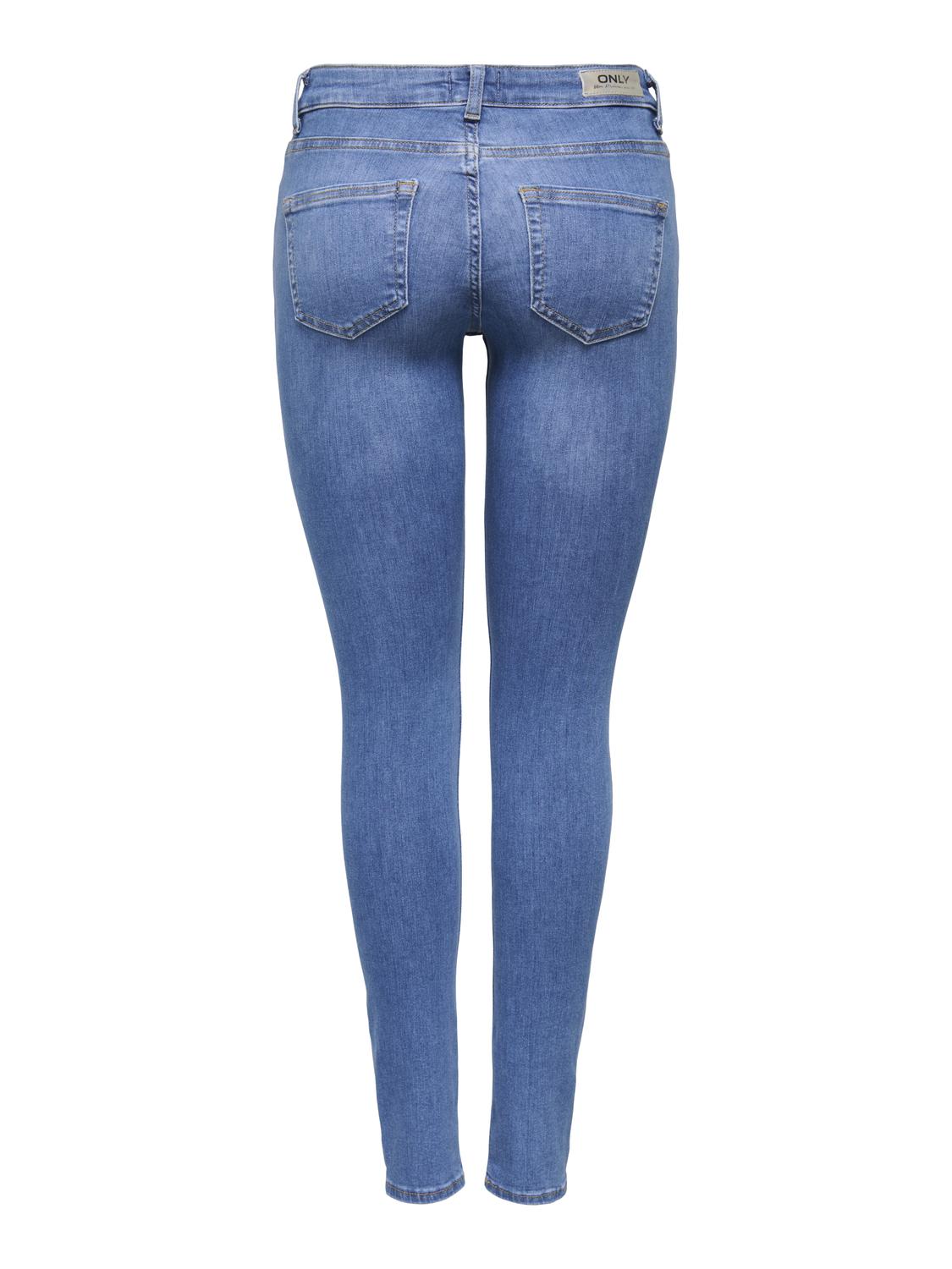 ONLBLUSH Mid Waist Skinny Fit med baglommer - 7