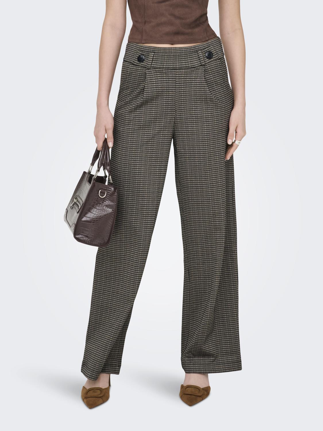 JDYGEGGO MIA LONG CHECK PANT JRS NOOS