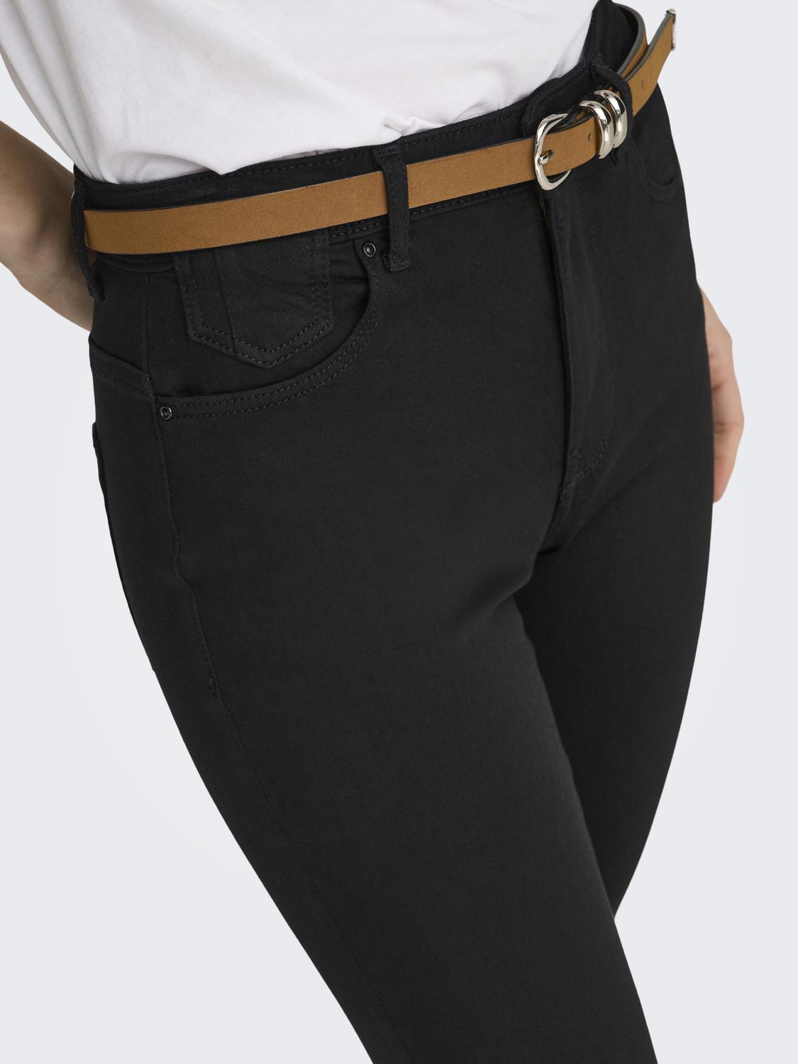 ONLFOREVER Skinny Fit Jeans med baklommer og høy midje - 5