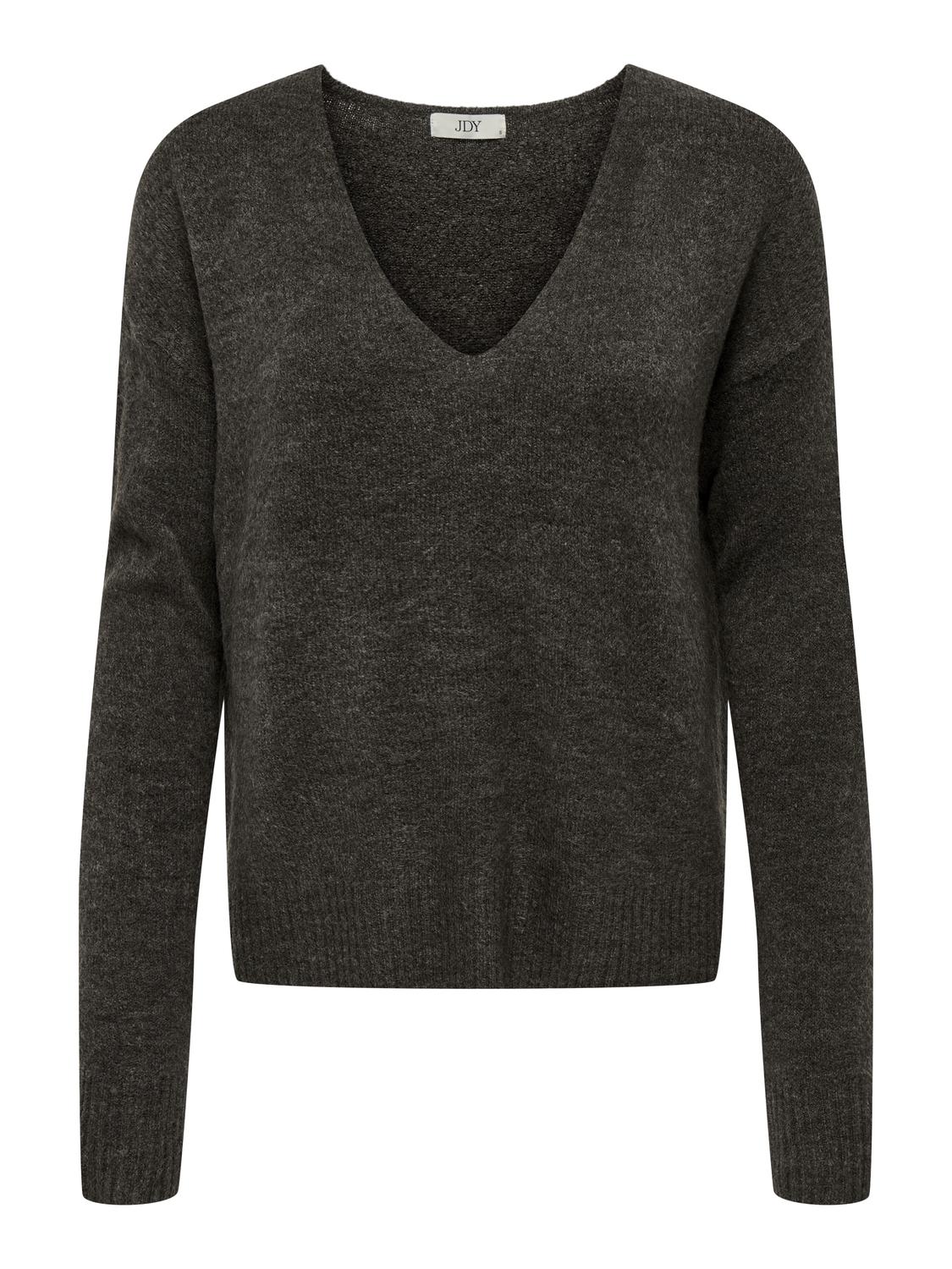 JDYELANORA L/S V-NECK PULLO. KNT NOOS - 3