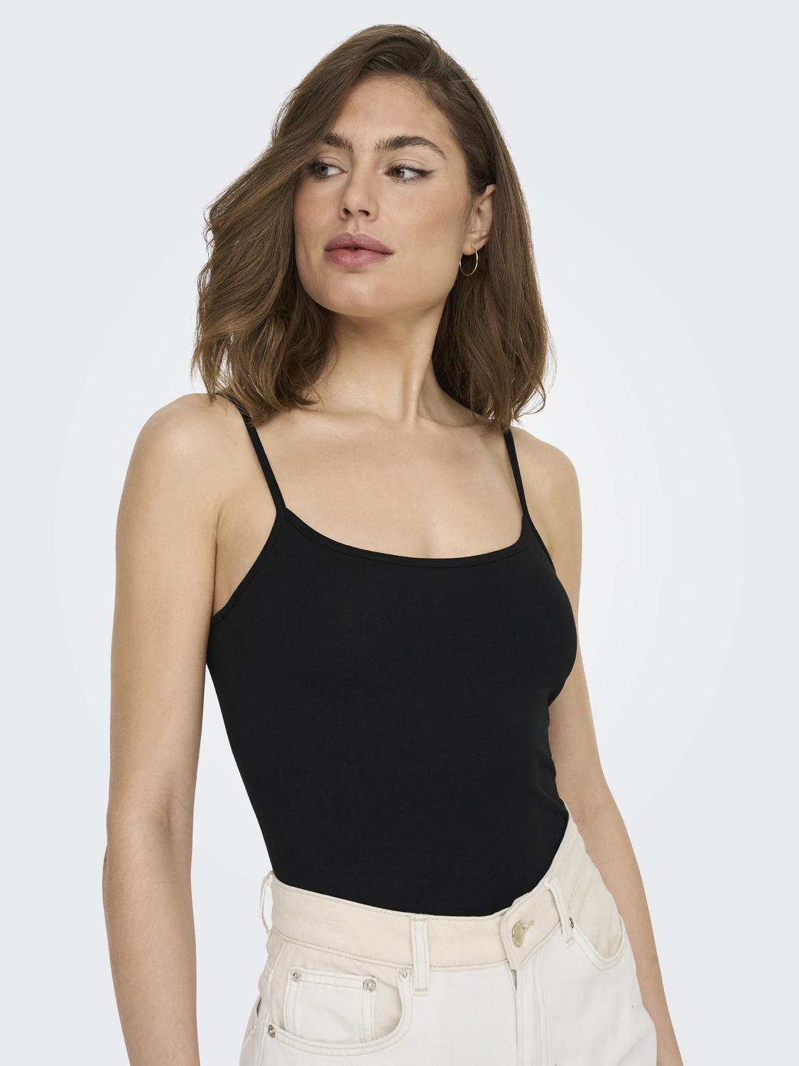 JDYAVA Regular Fit Tank Top med knaplukning - 5