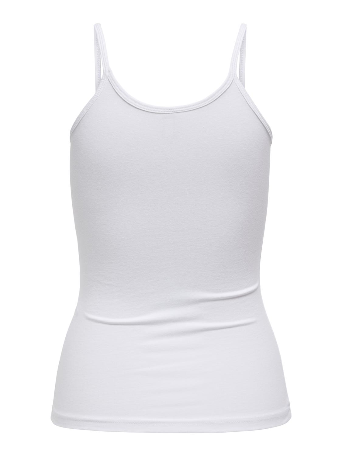 ONLLOVE O-hals ærmeløs stretch fit top til hverdagsstil