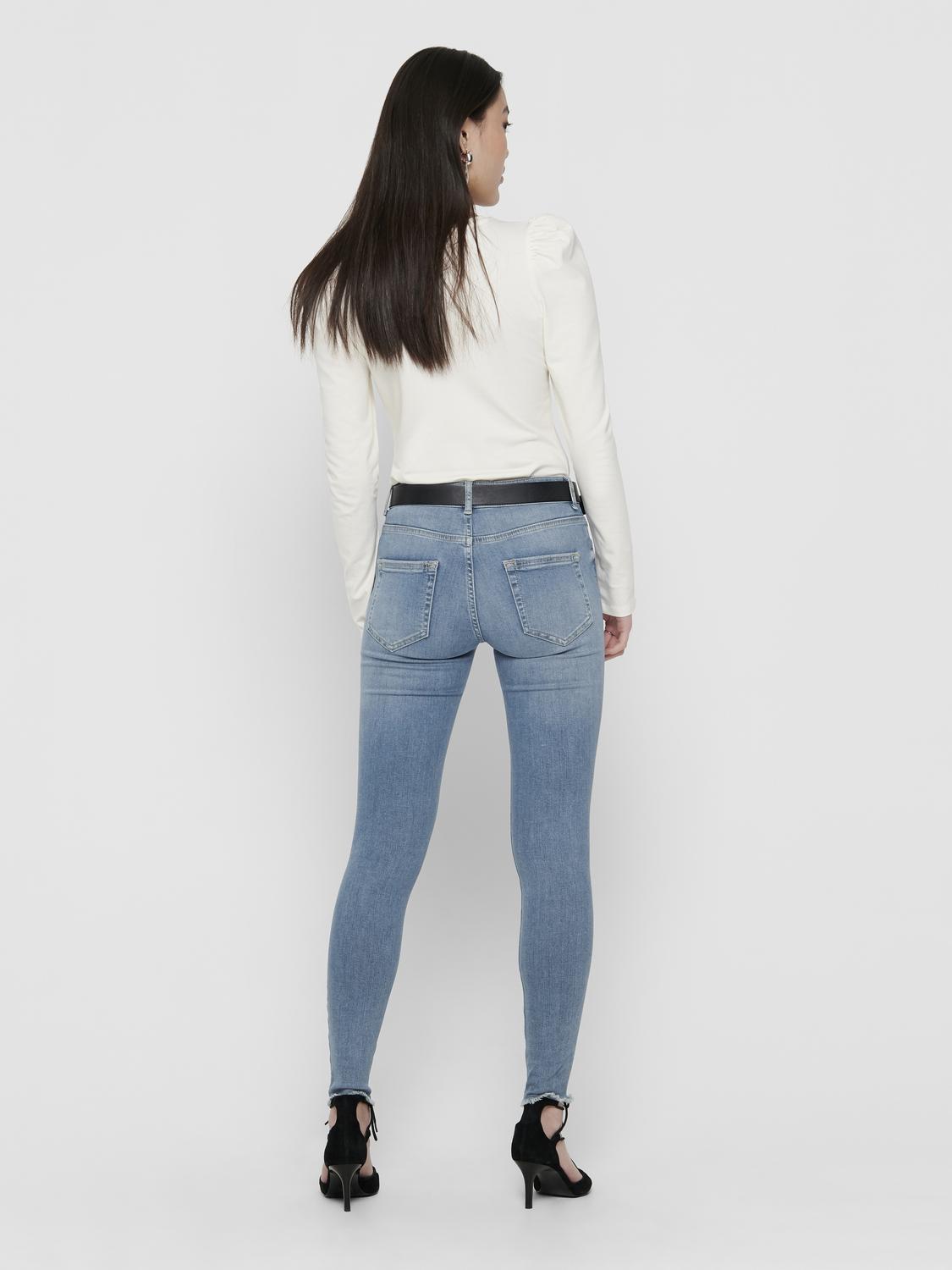ONLBLUSH Fronttaschen Skinny Fit Jeans, mittlerer Bund - 2