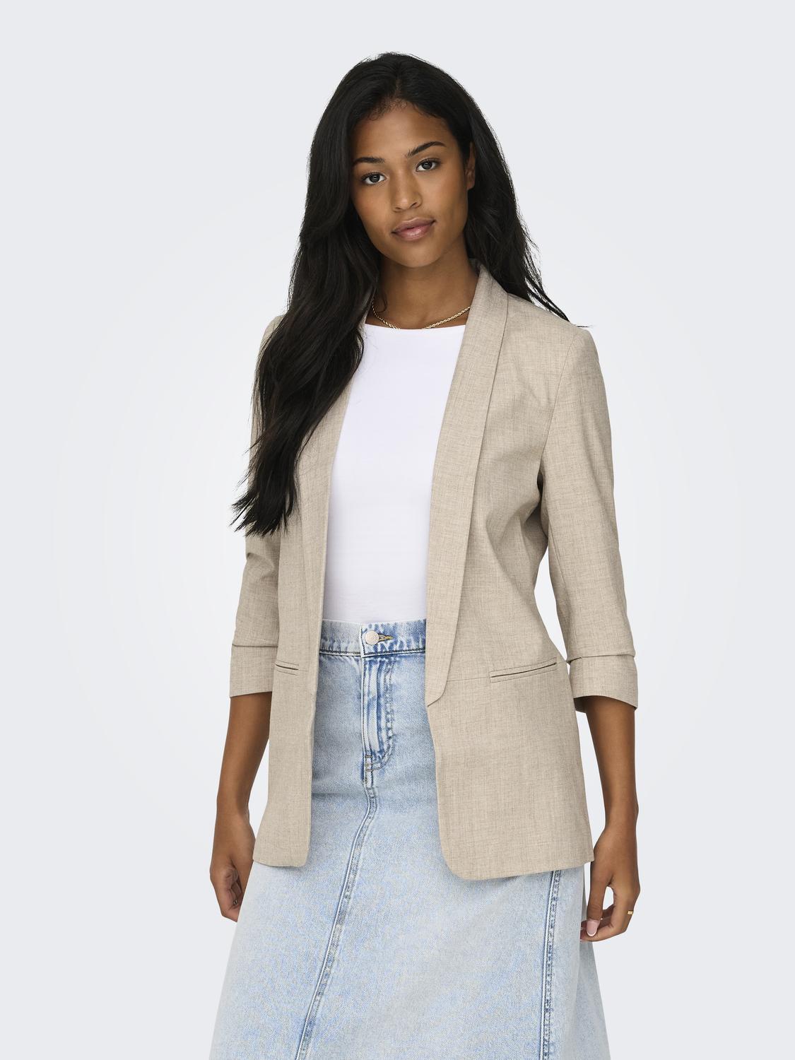 ONLELLY Blazer mit gerafften Ärmeln