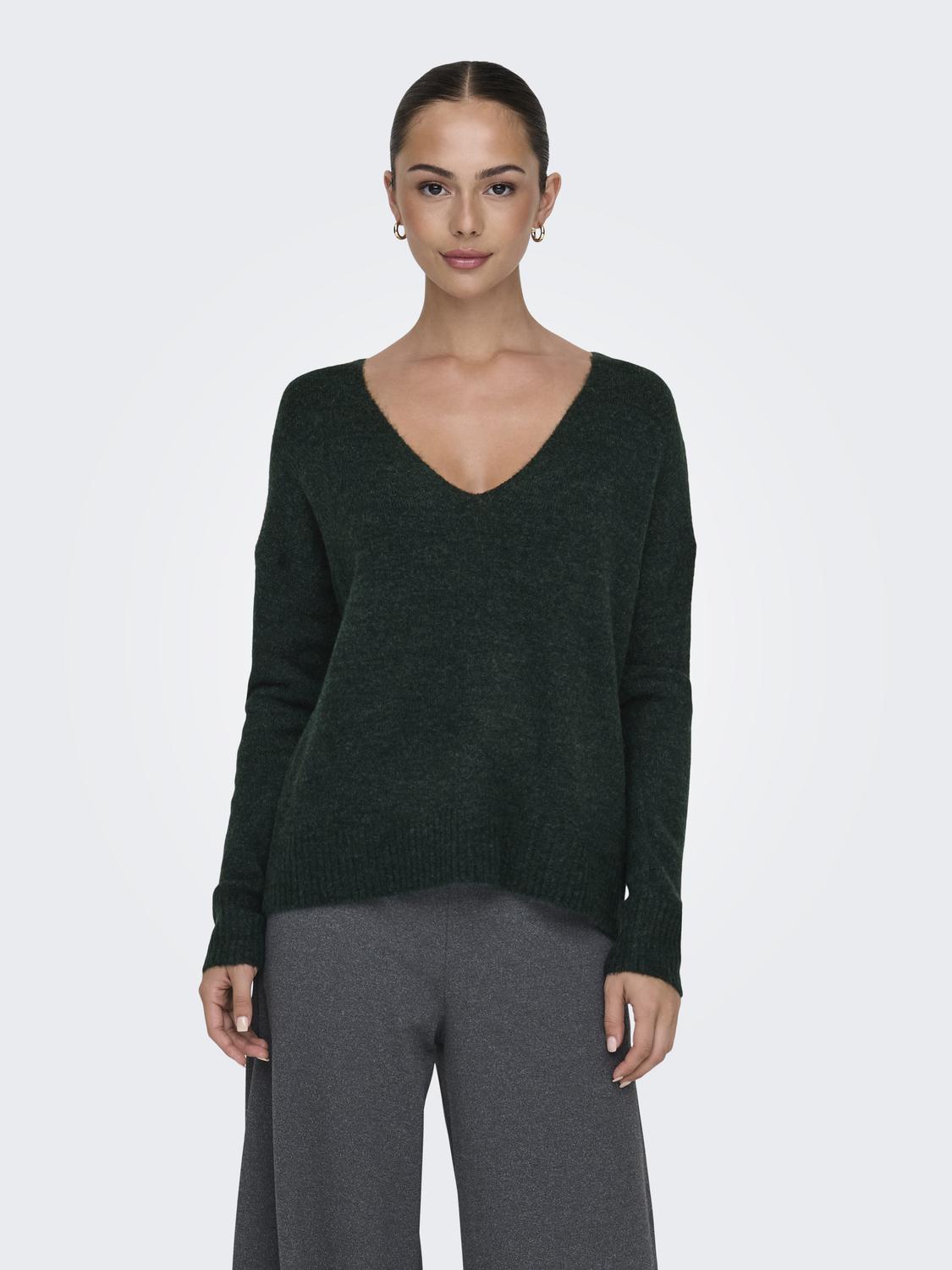 JDYELANORA L/S V-NECK PULLO. KNT NOOS