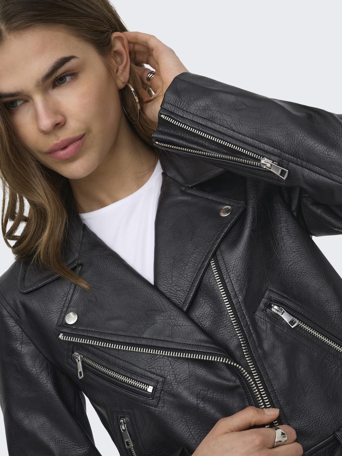 ONLVERA FAUX LEATHER BIKER NOOS OTW - 6