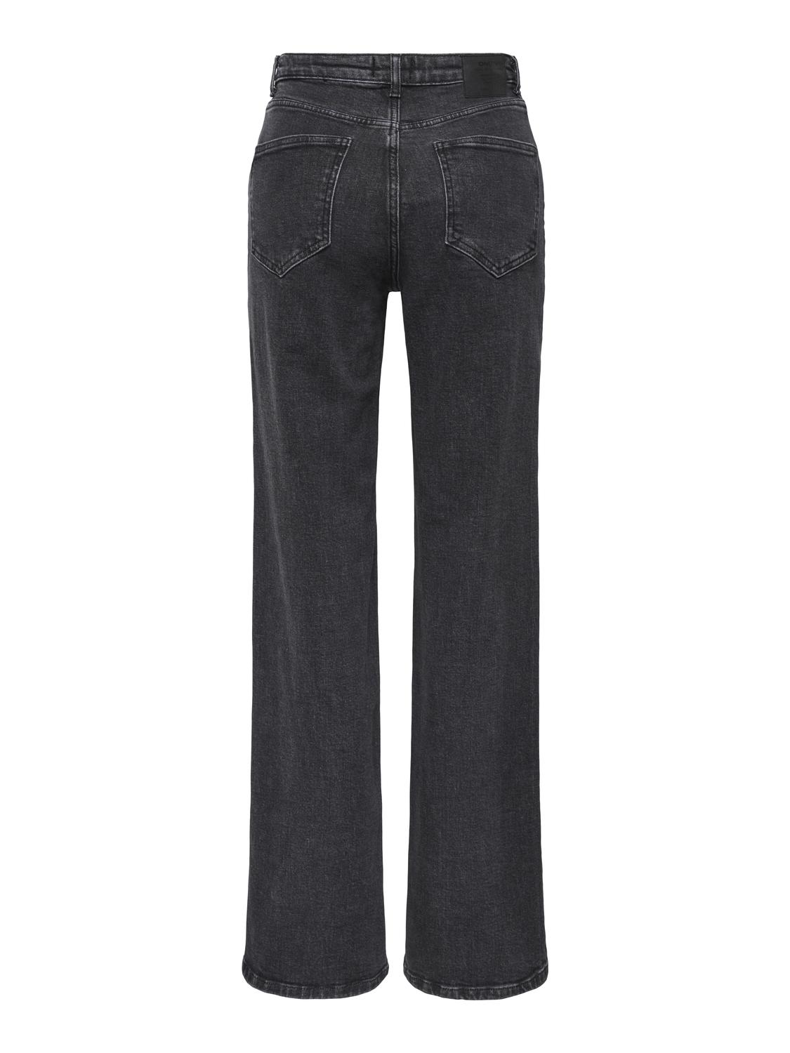 ONLJUICY Wide fit jeans med høj talje og baglommer - 7