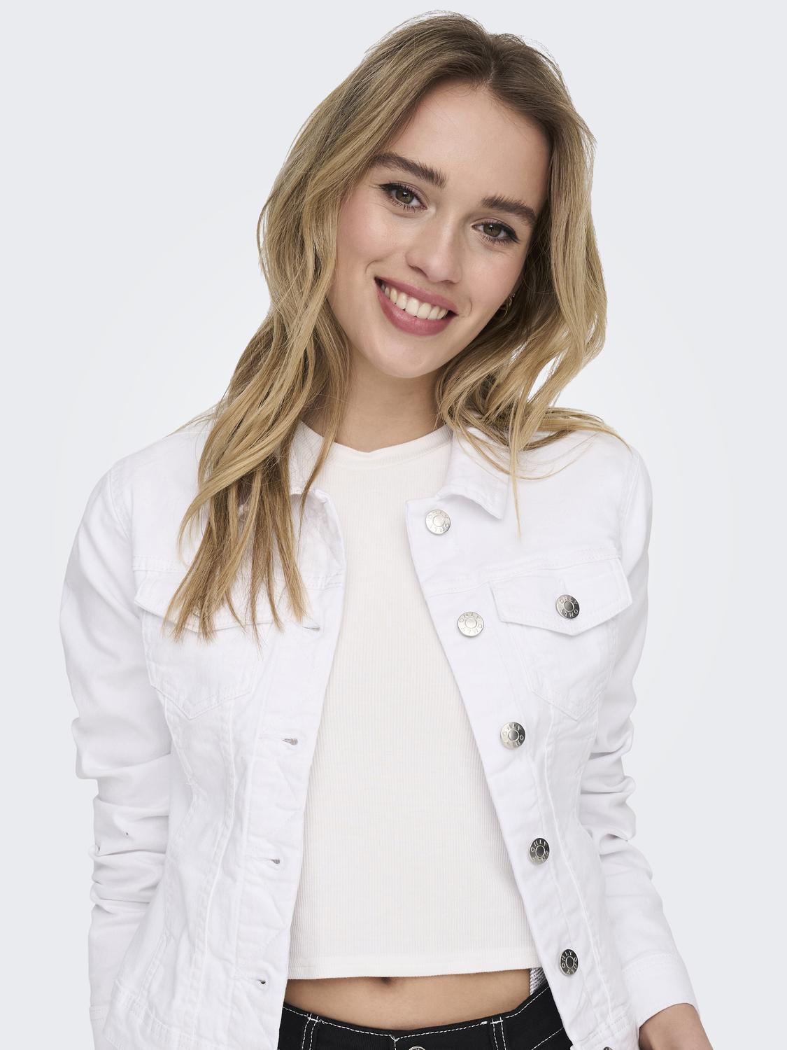 ONLWONDER Kort denimjakke - 4
