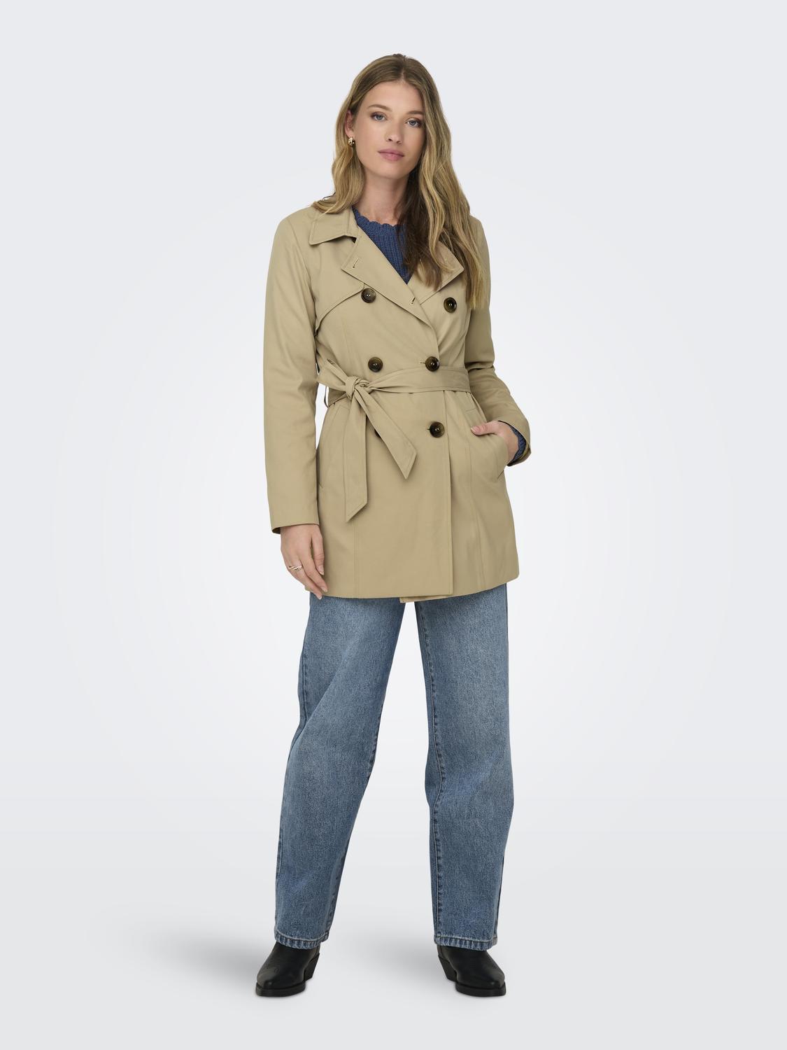 ONLVALERIE Dobbeltradet trenchcoat