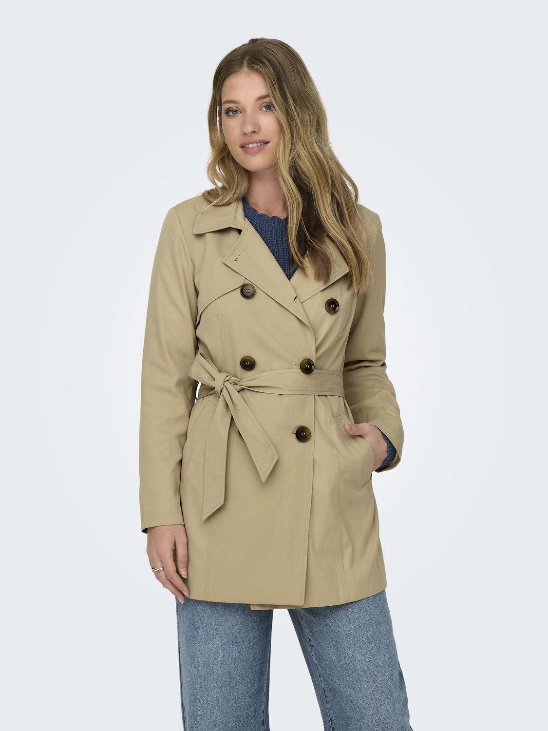 ONLVALERIE Dobbeltradet trenchcoat