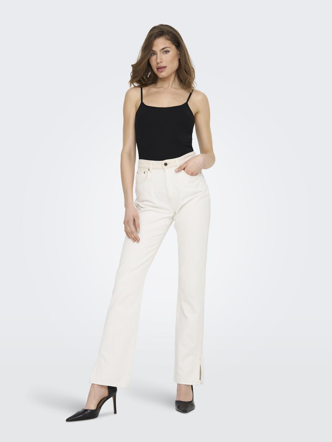 JDYAVA Regular Fit Tank Top med knaplukning - 6
