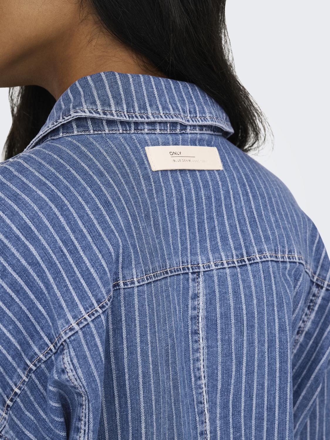 ONLKIRSI LS STRIPED DNM JACKET DOT - 6