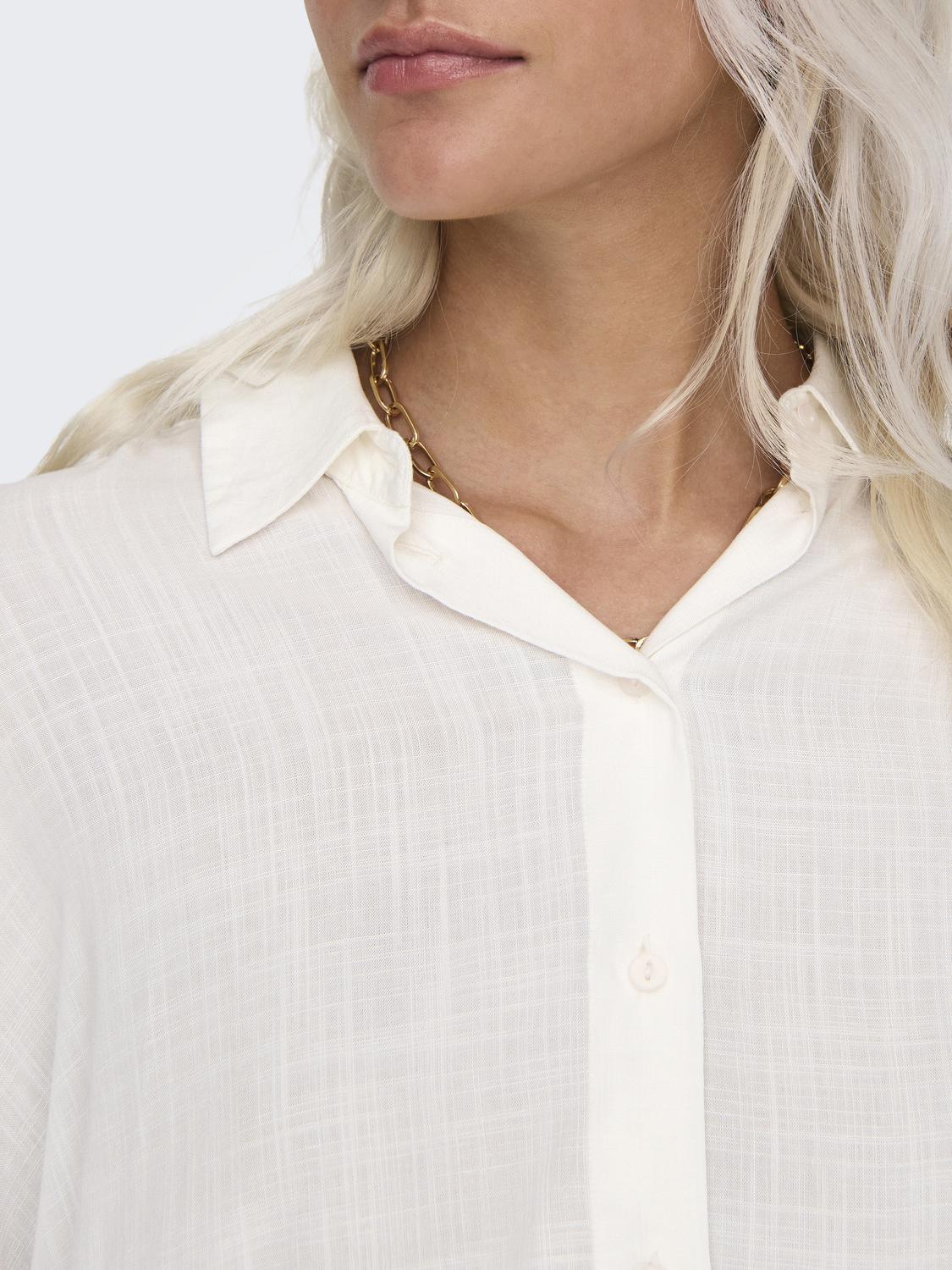 ONLASTRID Regular Fit skjorte med senkede skuldre - 5