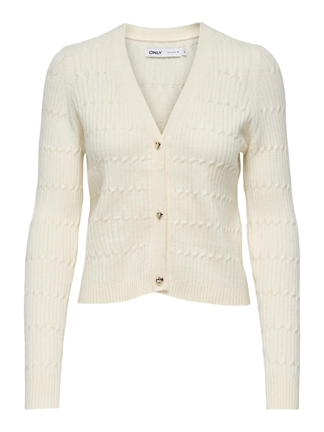 ONLKATIA LS VNECK CARDI KNT NOOS - 3