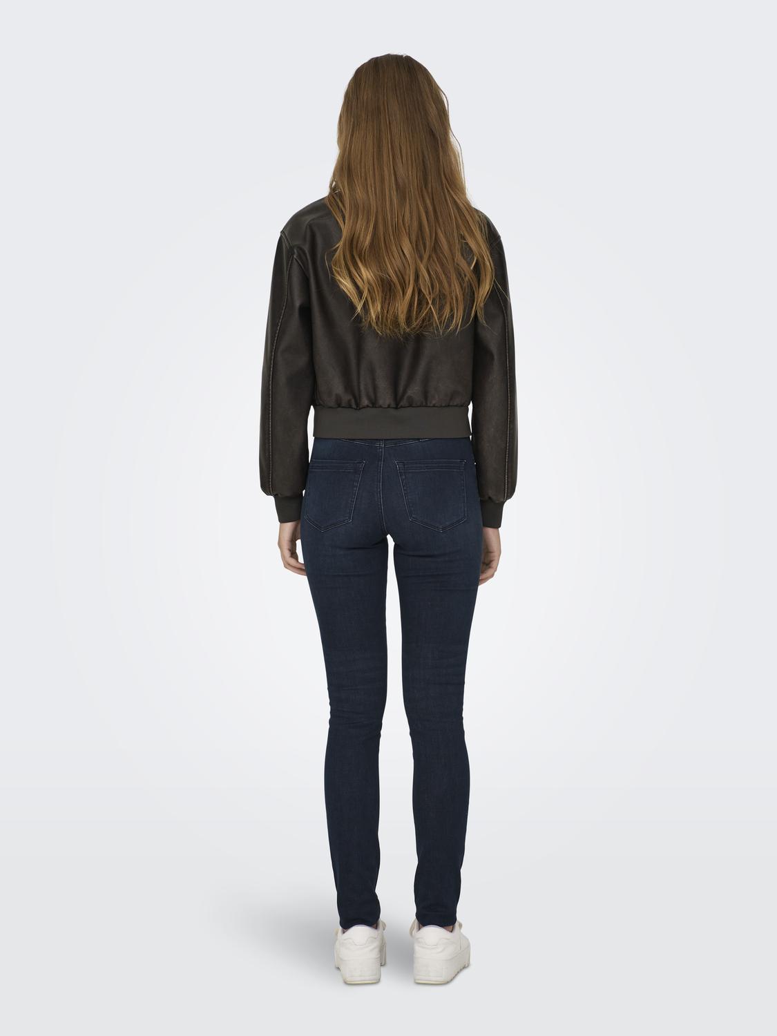 ONLJANE FAUX LEATHER WASHED BOMBER OTW - 2