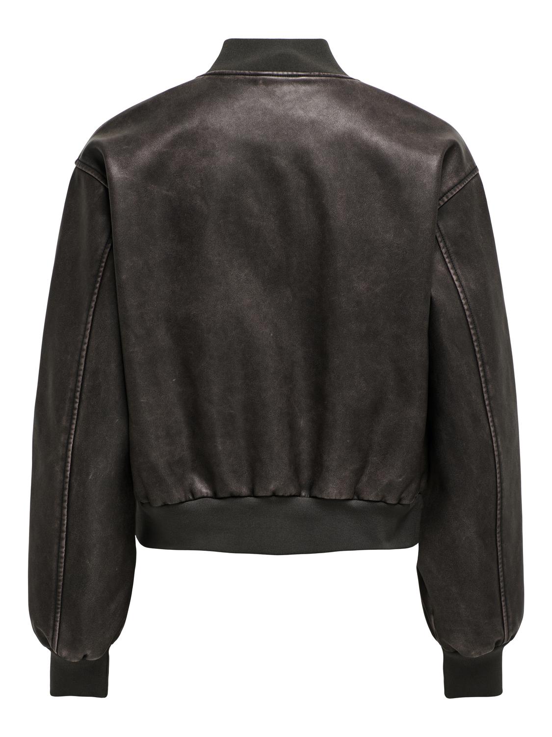 ONLJANE FAUX LEATHER WASHED BOMBER OTW - 8