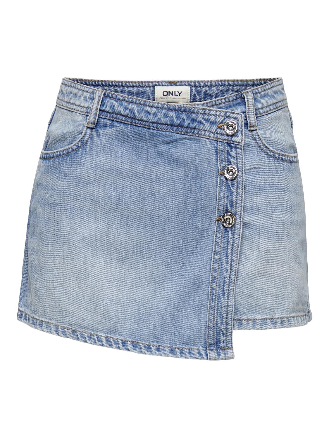 ONLLESLY Mini Denim Wrap Skort - 3