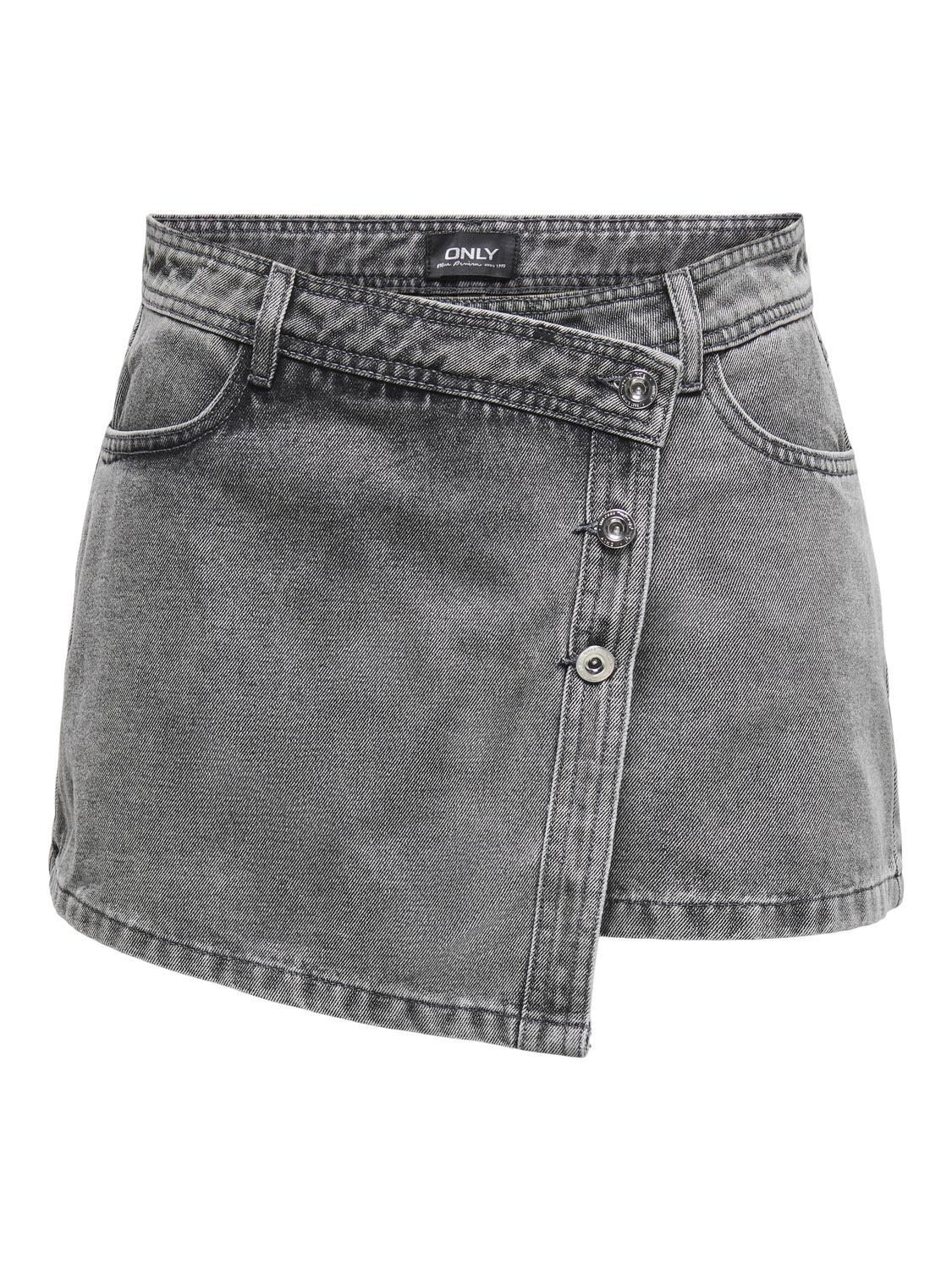 ONLLESLY Mini Denim Wrap Skort - 3