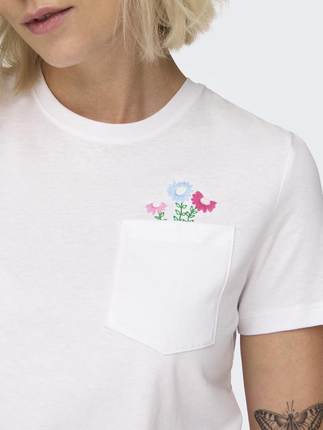 ONLPOLLY REG S/S POCKET TOP BOX JRS