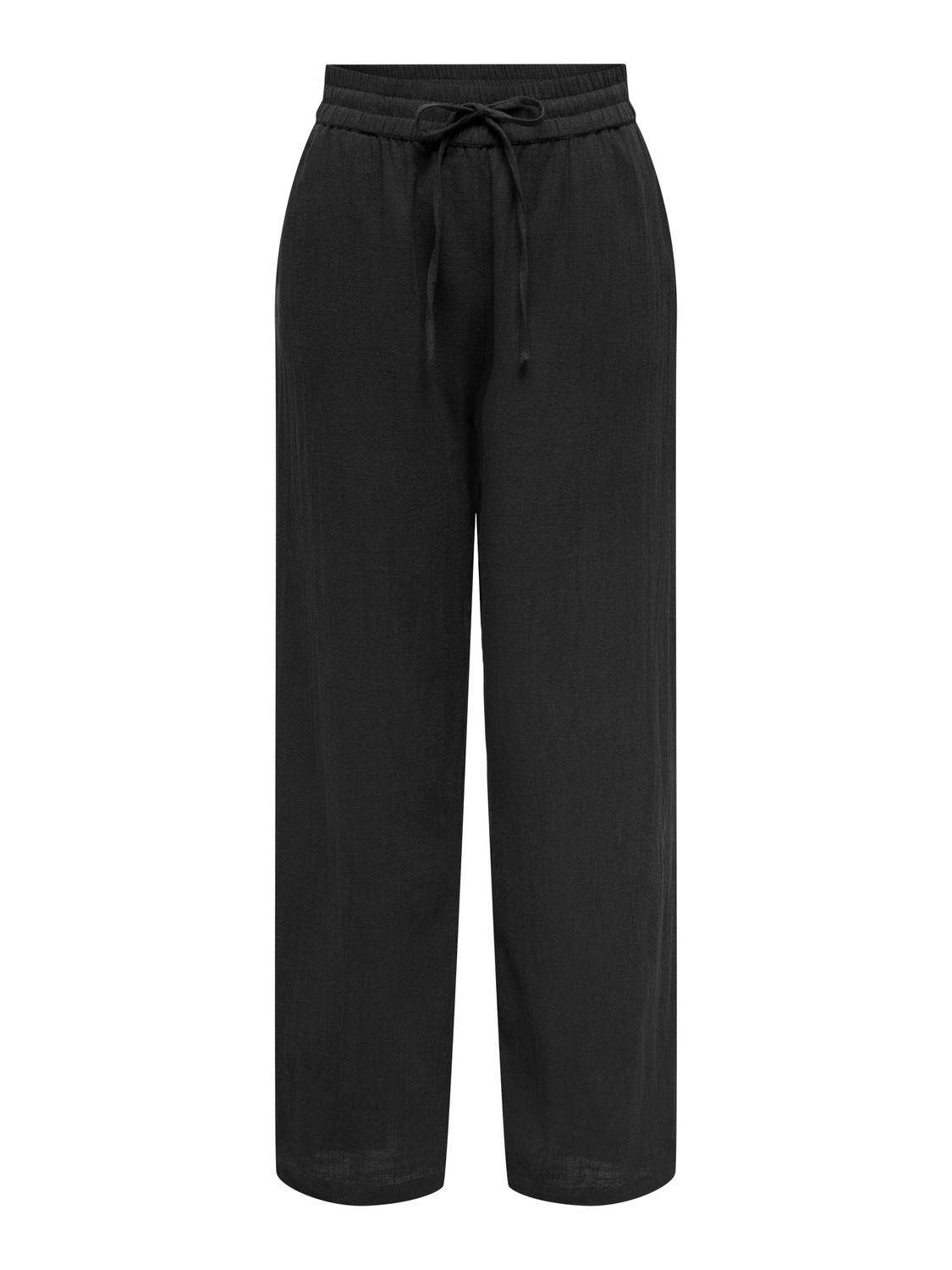 ONLTIZANA Grunnleggende elastisk midjebukse med sidelommer - 3