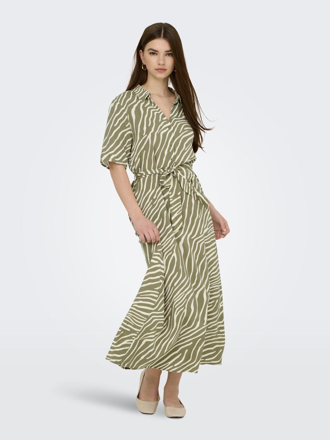 JDYSTARSEZEN LIFE 2/4 MIDIDRESS WVN NOOS