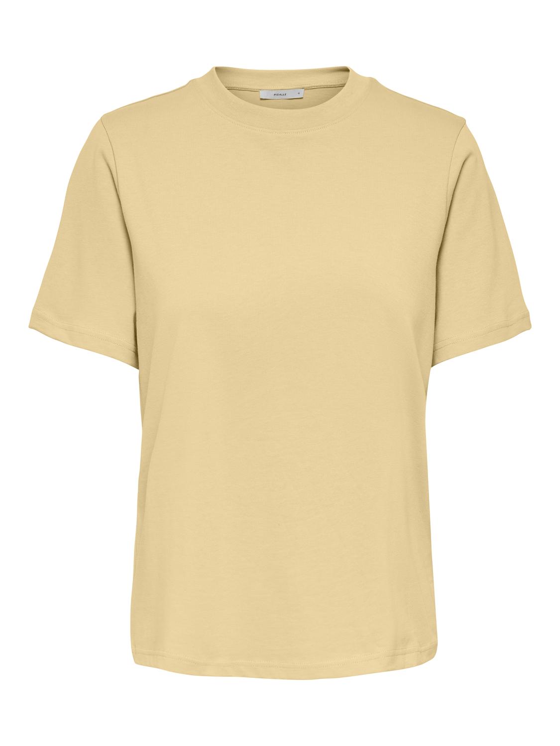 ONLMONJA Basic Regular Fit T-Shirt mit O-Ausschnitt